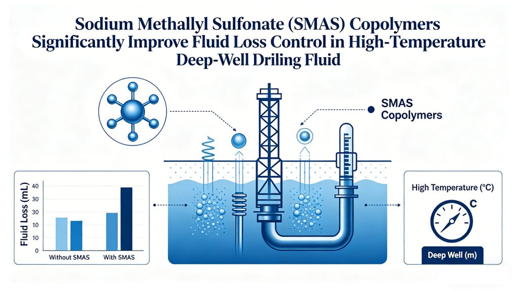 Sodium Methallyl Sulfonate (SMAS) Copolymers Significantly Improve Fluid Loss Control in High‑Temperature Deep‑Well Drilling Fluids