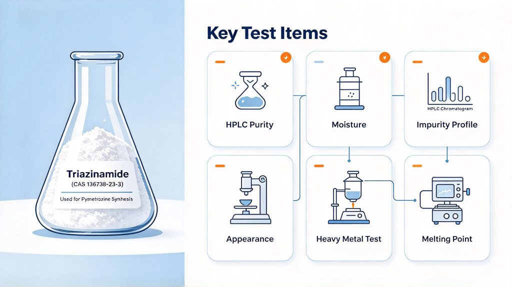 What Indicators of Triazinamide Need to Be Tested Before Pymetrozine Synthesis